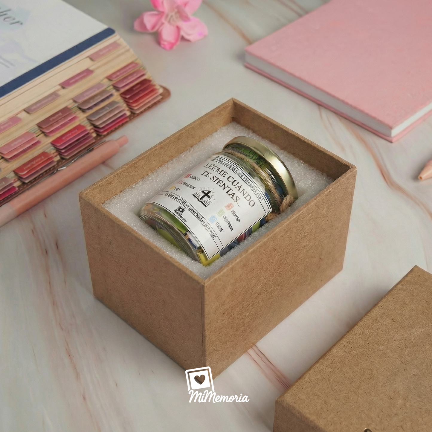 MiMemoria®  — Frasco con 96 Versículos Bíblicos