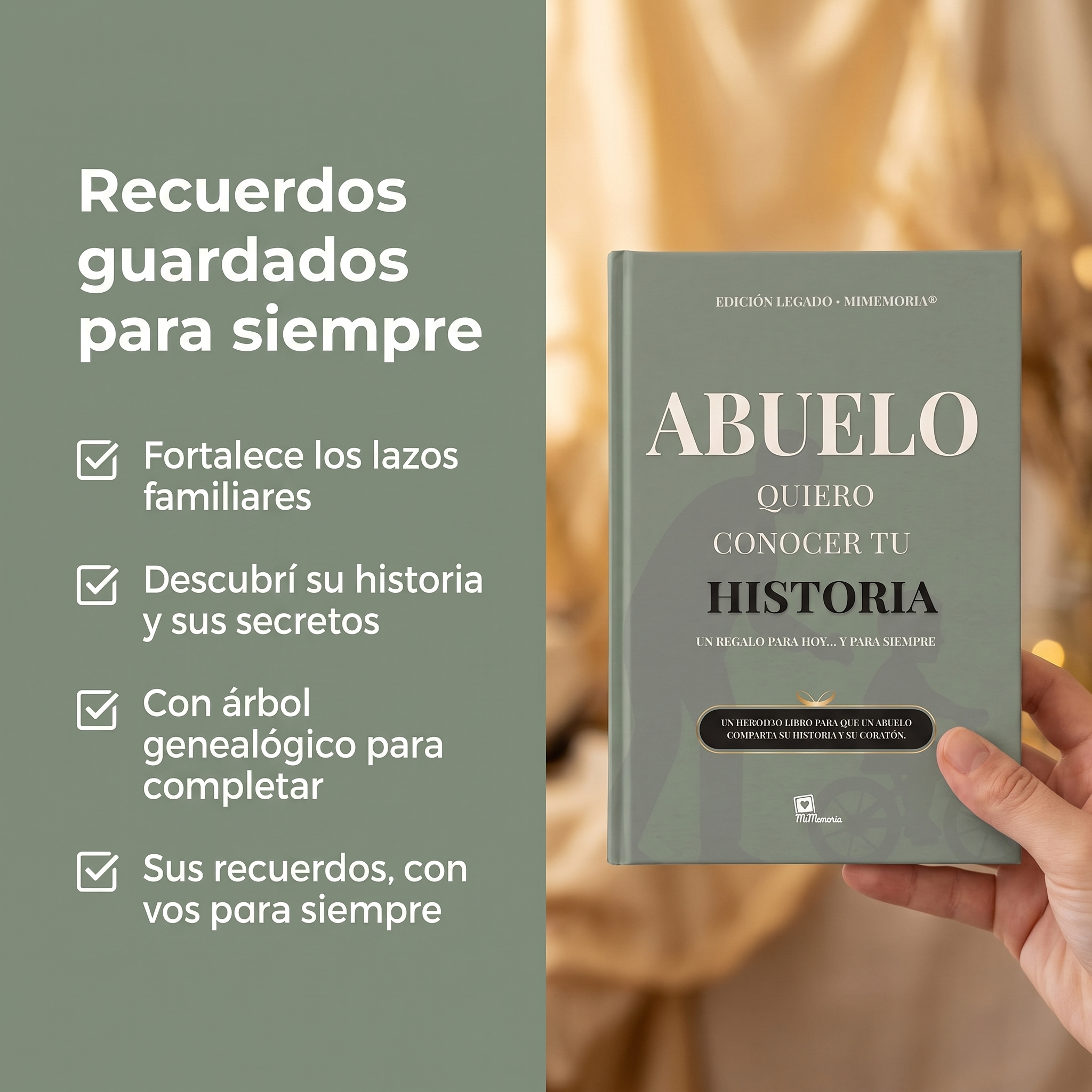 Libro Quiero Conocer tu Historia | MiMemoria®
